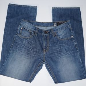 Ladies MARC ECKO Cut&Sew Denim Bootcut Jeans sz 30